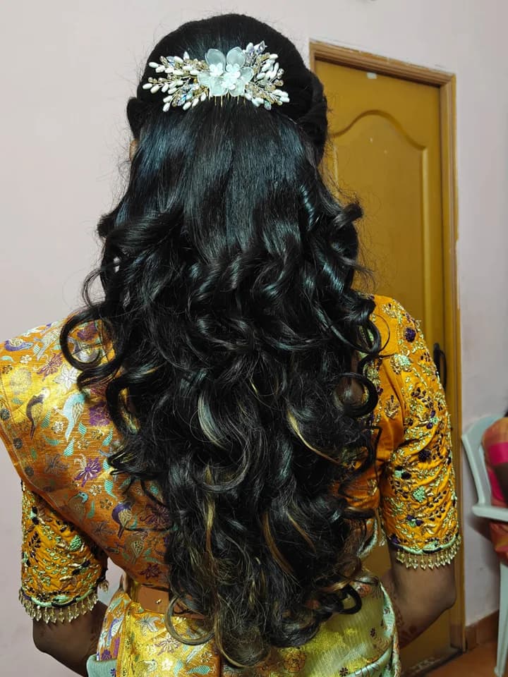 Jayasri Makeovers - Professional hairstyle makeup and hairstyling in Bangalore